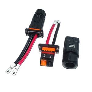 Connecteur de stockage d'énergie 1000V 120A IP68 2PIN connecteur de bornier ES de batterie à pôle négatif positif - Product Image 1