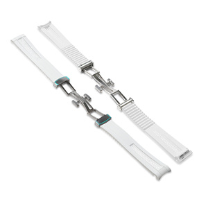 Fibbie Luminose, Chiusure <span class=keywords><strong>Lume</strong></span> in Acciaio Inossidabile, Fibbie di Alta Qualità per Orologi, Chiusure per Cinturini in Gomma - Product Image 3