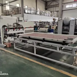 Automatic pin system vacuum membrane balloon press positive and negative machine for cabinet door