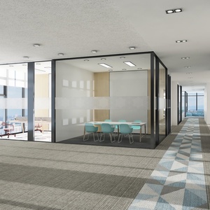 High-End Movable Aluminium Sliding Single Glazing Glass <b>Partition</b> <b>Screen</b> Walls Office Outdoor Bathroom Modern School Elegant - Product Image 2