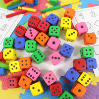 Vente chaude, dés personnalisés, balle anti-stress en mousse PU, colorée, anti-stress, jouets miniatures mignons, adaptés aux fêtes