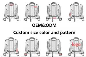 Pullover di lusso da donna maglieria <span class=keywords><strong>a</strong></span> maniche lunghe 2 pezzi Set <span class=keywords><strong>con</strong></span> <span class=keywords><strong>scollo</strong></span> <span class=keywords><strong>a</strong></span> <span class=keywords><strong>barca</strong></span> <span class=keywords><strong>a</strong></span> coste Set di Jogger da donna maglione in Cashmere - Product Image 5