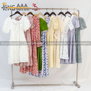 Abito Lungo Estivo da Donna in Poliestere/Cotone KungFu KingAAA, <span class=keywords><strong>Abbigliamento</strong></span> Usato all'Ingrosso - Product Image 2