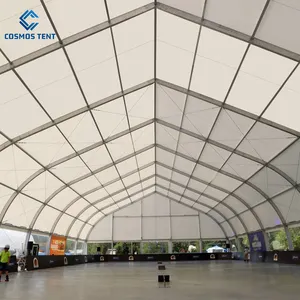 خيمة ذات امتداد واضح بمساحة 25×50 متر، قاعة كبيرة للاحتفالات الرياضية في الهواء الطلق مع هيكل من الألومنيوم، خيمة على شكل سرادق للبيع