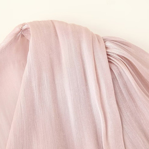 Otoño ropa de mujer 2025 nueva <span class=keywords><strong>moda</strong></span> cintura cinta vestido Retro pitido cuello en V manga larga Mujer Mini vestido - Product Image 5