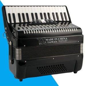 Acordeón Diatónico <span class=keywords><strong>de</strong></span> Madera <span class=keywords><strong>de</strong></span> 60 Bajos con Teclado, Venta Directa <span class=keywords><strong>de</strong></span> Fábrica, en Varios Colores - Product Image 1