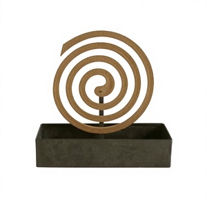 Support de brûleur en métal argenté décoratif moderne, organisateur parfait pour la table à manger, la cuisine, le bureau, le salon - Product Image 1