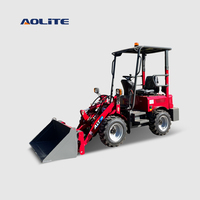 AOLITE CE E604 Chinesischer Mini-Elektro-Radlader ALT Elektrischer Kleiner Teleskop-Frontlader Allrad-Gabelstapler