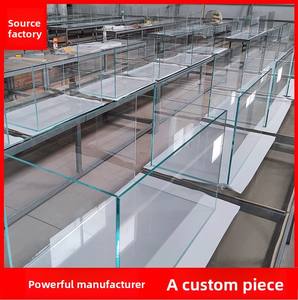 Aquarium en verre ultra-clair de taille personnalisée, grand, moyen, petit, pour plantes aquatiques, paysages aquatiques, eau de mer, tortues - Product Image 3