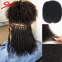 Cheveux humains bruts QVR Afro Kinky du Pérou pour tresses et dreadlocks, 50g/pièce, extensions Remy vierges brun naturel, peuvent être permanentés, toutes les couleurs