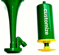 Megáfono de Plástico Plegable, Ecológico y Duradero, con Logotipo y Color Personalizados, Bocina de Aire Vuvuzela con Múltiples Tonos para Animar en Eventos Deportivos y Fiestas