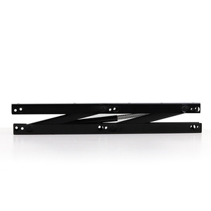 Upper And Lower Buffer Telescopic Frame 380mm Black Metal Hardware For <b>Computer</b> Desk Coffee Table Storage - Product Image 4