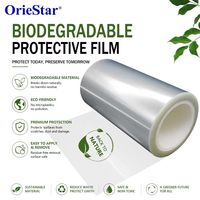 Rouleau de film protecteur durable 100% biodégradable, facile à appliquer et à enlever, matériau de protection de surface