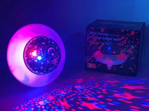 Phim Hoạt Hình Flying Saucer Starlight Bluetooth Loa Âm Nhạc Ma Thuật <span class=keywords><strong>Crystal</strong></span> Glass <span class=keywords><strong>Ball</strong></span> Giải Trí Gia Đình Loa - Product Image 5