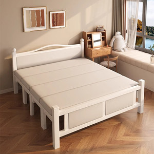 <span class=keywords><strong>Lit</strong></span> simple pliant à cadre métallique, design pliable pour la maison, le bureau, la pause déjeuner, la location, la petite chambre à coucher - Product Image 6