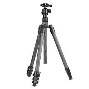 Carbon Fiber Mini Tripod Flexible Lightweight Portable Video Camera <b>Mobile</b> <b>Phone</b> Support Twist Lock Black Photoclam Korea - Product Image 4