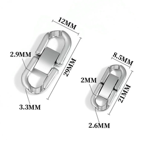 Vòng tay nam cao cấp GOS BBS79 khóa mở mới, chất liệu thép không gỉ, kiểu dáng dây xích Cuba dày hình chữ U kép, khóa cài sang trọng - Product Image 5