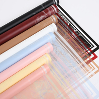 Nouveau design – Papier d'emballage mat pour bouquets, motif magnolia, pour fleuristes, luxueux, imperméable, pour emballage floral