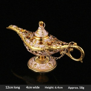 Lámpara Mágica de Aladino, Lámpara de los Deseos Rusa, Lámpara de Metal de Fantasía, Estilo del Sudeste Asiático, Decoración para Sala de Estar, Adorno Artesanal - Product Image 6