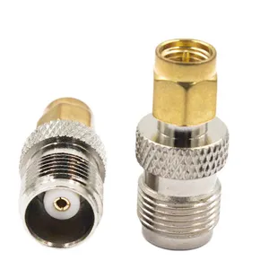 Conector de jack tnc de alto desempenho, fêmea para sma plug macho, cabo de coax rf adaptador