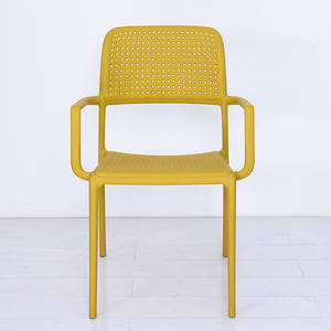 Modern <b>Plastic</b> <b>Dining</b> <b>Chair</b> Black Stackable Outdoor Leisure <b>Chair</b> For Home Office Coffee Shop Use - Product Image 2