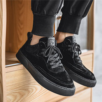 Haute qualité hommes daim chaussures pour hommes mode luxe hommes baskets en plein air marche Style chaussures hiver chaud chaussures décontractées