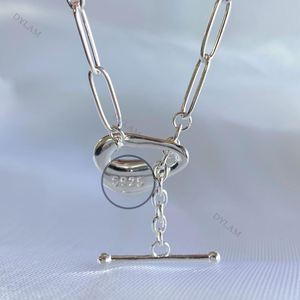 Dylam Silver Bracelet Silver Rhodium Plated Dainty Paperclip <b>Chain</b> Cubic Zirconia Tennis Bracelets <b>Rope</b> Beaded <b>Chain</b> Bracelets - Product Image 5