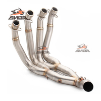 SNOR Teentop Collecteur d'échappement en titane pour BMW S1000RR 2019-2021 Kit complet de tuyau avant de course pour moto