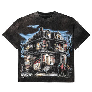 Ensemble décontracté pour homme, style vintage, deux pièces, t-shirt sans manches imprimé numériquement et short tricoté, 100 % coton respirant - Product Image 4