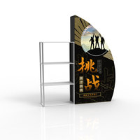 Bureau de réception pliable pour événements, présentoir pliable, tables de promotion, stand d'exposition pour les services hôteliers, les conférences, les salons professionnels