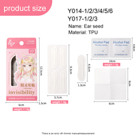 LMLTOP 1 Pack Correcteur d'oreilles cosmétique très vendu, Patchs d'oreilles d'elfe pour le soutien du lobe de l'oreille, Correction verticale pour le maquillage