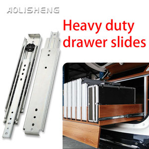 Aolisheng Zware Lade Schuift 76Mm Breedte Vergrendeling Volledige Verlenging Kogellager Glijbanen 500 Pond Laadvermogen - Product Image 4