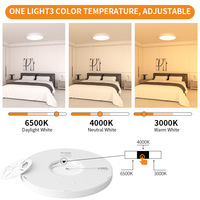Ultra-mince 12W 18W LED Plafonnier Moderne ABS Lampe Corps pour Smart Home Blanc pour Couloirs Escaliers Appartements Complexe
