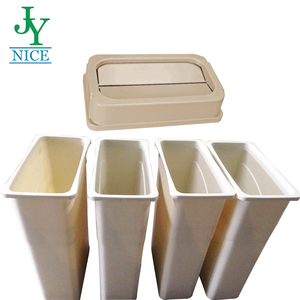 Cubo de Basura Alto y Estrecho con Tapa Abierta y Pedal, Contenedor de Plástico para Baño, Oficina o Cocina - Product Image 6