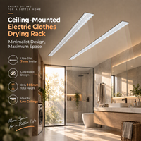Séchoir à linge électrique mural intelligent CCC avec télécommande pour balcon – Vente en gros