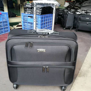 Sac à roulettes pour <span class=keywords><strong>ordinateur</strong></span> portable de 16 pouces avec 4 roues, valises de taille cabine classiques <span class=keywords><strong>et</strong></span> élégantes avec compartiment pour <span class=keywords><strong>ordinateur</strong></span> - Product Image 1