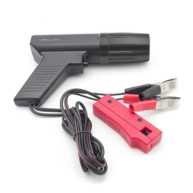 12V Inductive Ignition Timing Gun for Petrol Engine - Car & Motorcycle Strobe Timing Light Repair Tester Tool