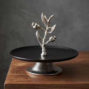 Jaffsexports JE506 Luxury Aluminum Cake <b>Stand</b> with Pomegranate Branch Design for Wedding Decoration - Product Image 6