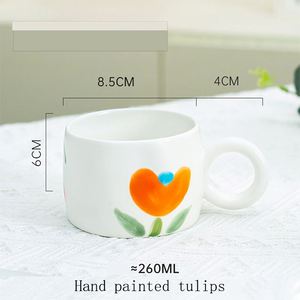 Tazas de Cerámica Modernas de Diferentes Colores, Taza de Porcelana China OEM para Beber Agua, Leche y Café - Product Image 2