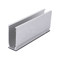 Support de montage solaire photovoltaïque court, accessoires d'installation, mini-rail universel pour toit en tôle, rail court