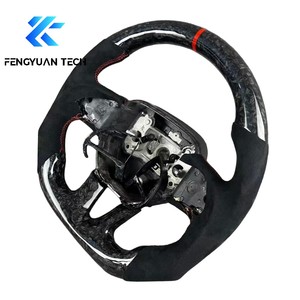 Volante de Fibra de Carbono Forjado con LED para Dodge Charger, Challenger, Durango, Demon, SRT, <span class=keywords><strong>Journey</strong></span>, <span class=keywords><strong>RT</strong></span>, Viper, Ram, TRX, SXT, Hellcat - Product Image 4