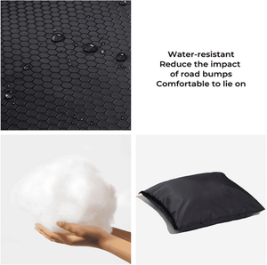 Asiento de coche grande personalizado para perros, cama de lujo con patrón sólido, refuerzo de Metal, asiento trasero para mascotas, funda de viaje, productos de diseño para perros - Product Image 6