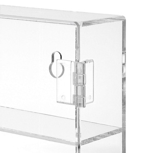 Wholesale YAGELI Brand Wall-Mounted Acrylic Collection 25 Compartments Miniature <b>Display</b> <b>Case</b> Magnets Door Customizable - Product Image 6