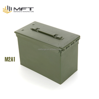 Stock venta precio competitivo entrega inmediata M2A1 munición portátil/munición puede metal Hierro Caja de Herramientas