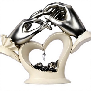 Escultura de Resina Artificial para Bodas, OEM/ODM, Regalo para Recién Casados, JE-003, Superventas - Product Image 2