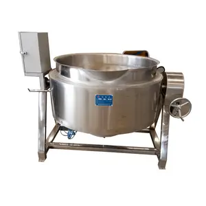 Ali baba trade assurance electric gas heating stir cooking mixer machine kettle