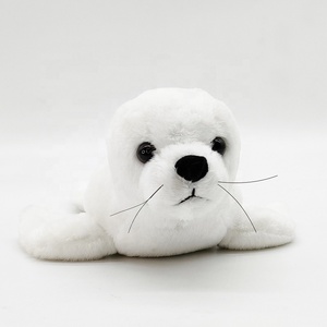 Personalizzato 25cm morbido leone marino giocattoli di peluche Sea World Animal Seal peluche ripiene Doll cuscino per <span class=keywords><strong>dormire</strong></span> per bambini regali per ragazze per bambini - Product Image 1
