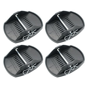 4 pièces RV Jack Pad coin tige Stable jambe Camping voiture remorque grand pied Jack Pad pour équipement de <span class=keywords><strong>stationnement</strong></span> - Product Image 2