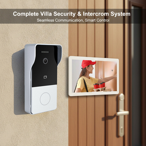 Système de <span class=keywords><strong>sonnette</strong></span> vidéo IP Hiwink 2K avec écran tactile 7 pouces, Wi-Fi double bande, interphone intelligent Tuya compatible Alexa et Google Home - Product Image 6