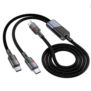 U139 <span class=keywords><strong>HOCO</strong></span> 100W 2 in 1 USB Type C <span class=keywords><strong>สาย</strong></span> PD <span class=keywords><strong>ชาร์จ</strong></span>เร็ววันที่สำหรับ poco Xiaomi Samsung USB C <span class=keywords><strong>สาย</strong></span>สำหรับ applebook Air - Product Image 5